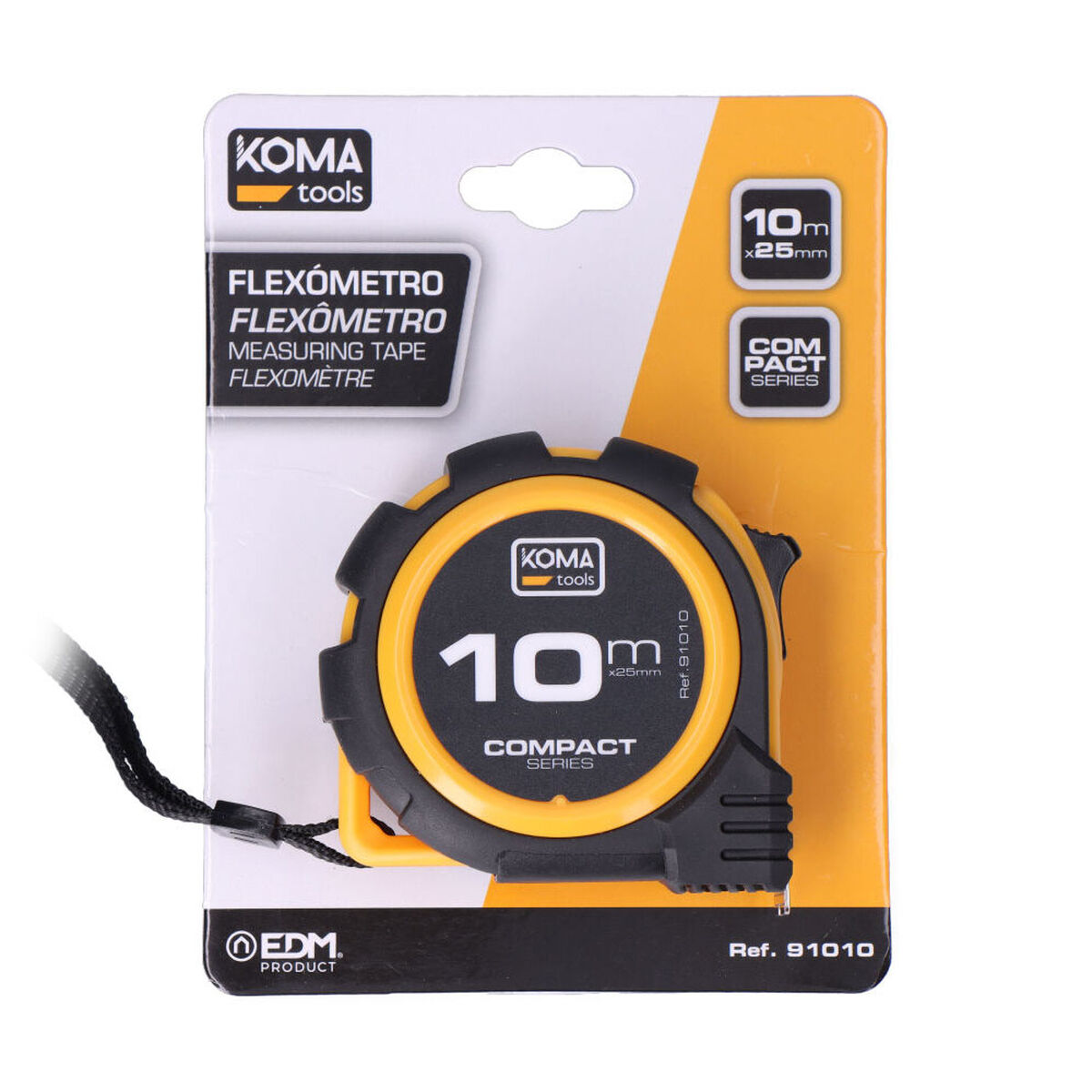 Mērlente Koma Tools Compact ABS 10 m x 25 mm